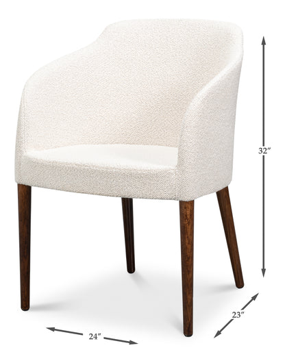 Occasional Contemporary Chair Walnut