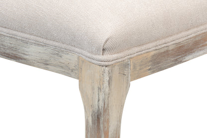 Oval Cane Back Side Chair-Grey Oak-Taupe