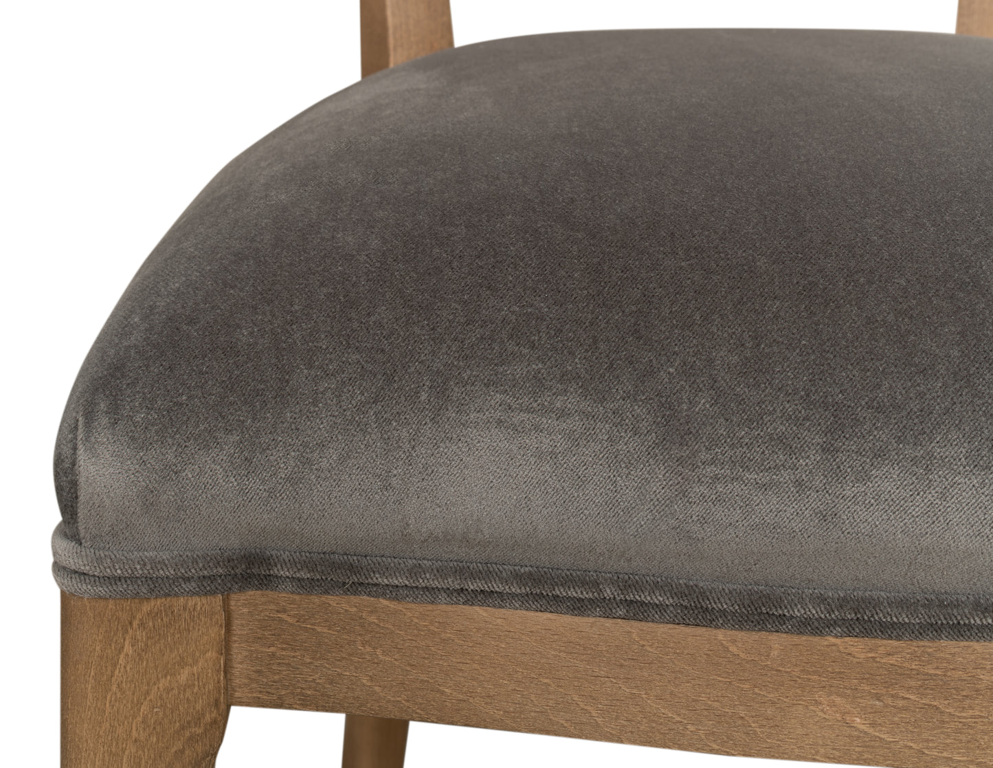 Oval Cane Back Side Chair-Driftwood-Charcoal