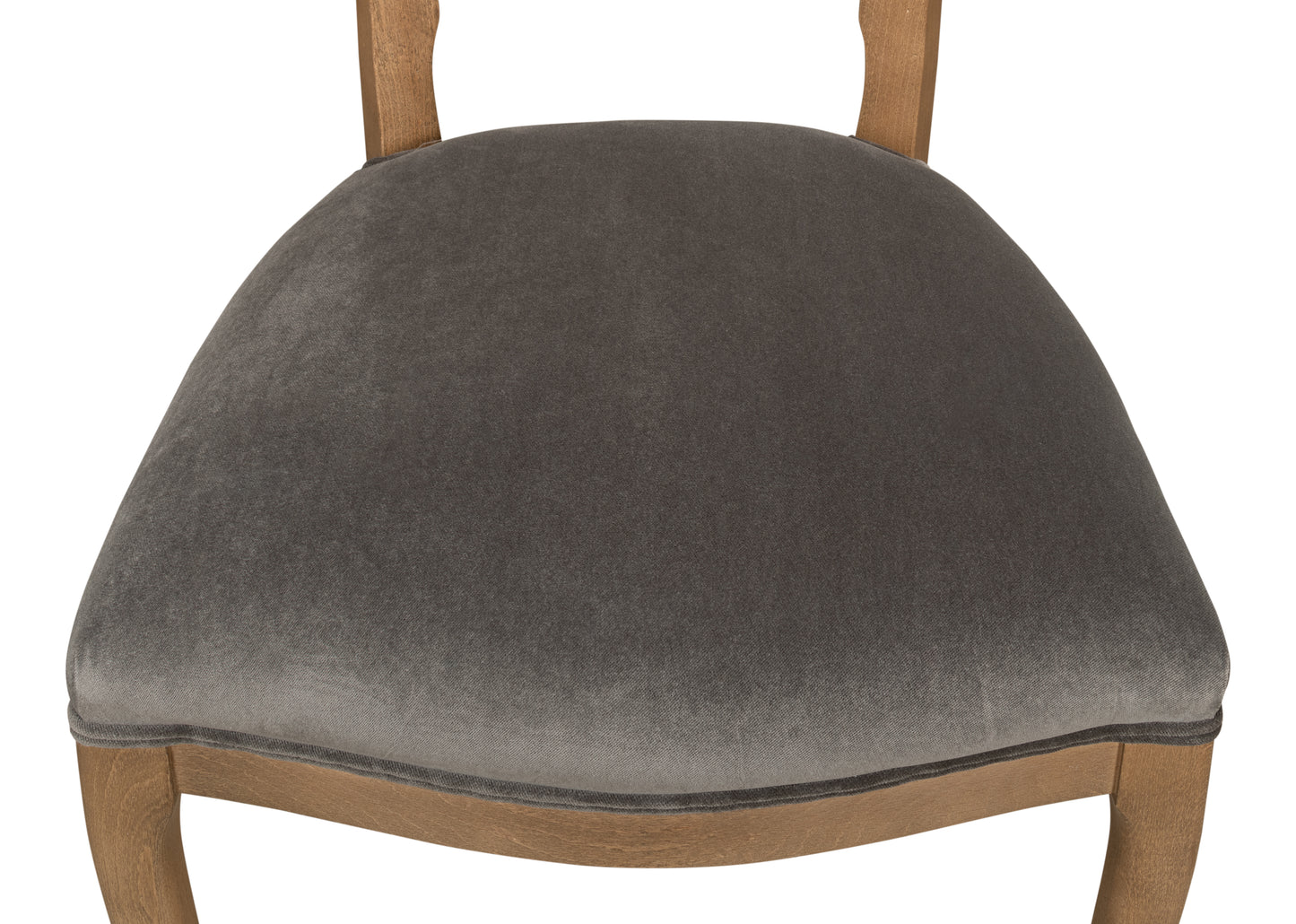 Oval Cane Back Side Chair-Driftwood-Charcoal