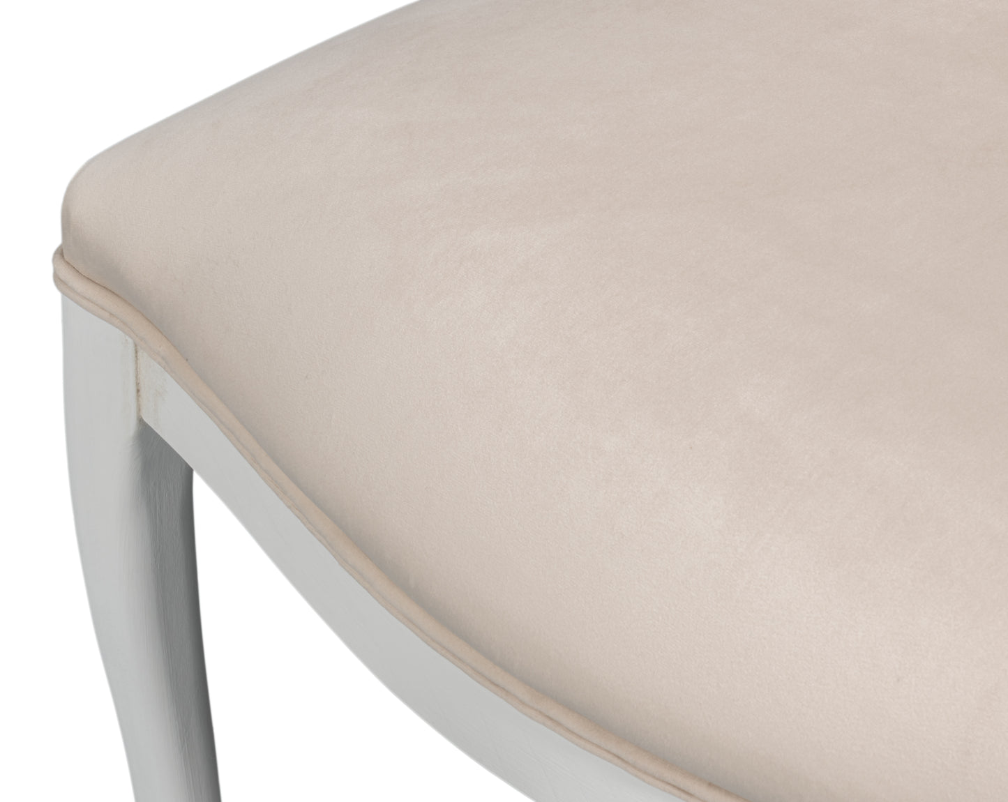 Oval Cane Back Side Chair-Cortina White