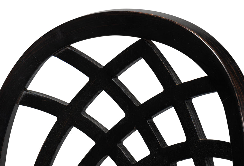 Goccia Side Chair Nero Banks Organza