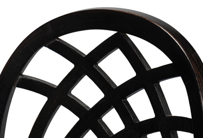 Goccia Side Chair Nero Banks Organza