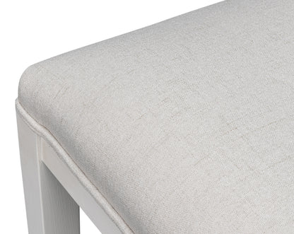 Goccia Side Chair Cortina White Crema