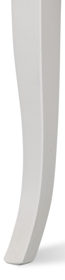Goccia Side Chair Cortina White Crema