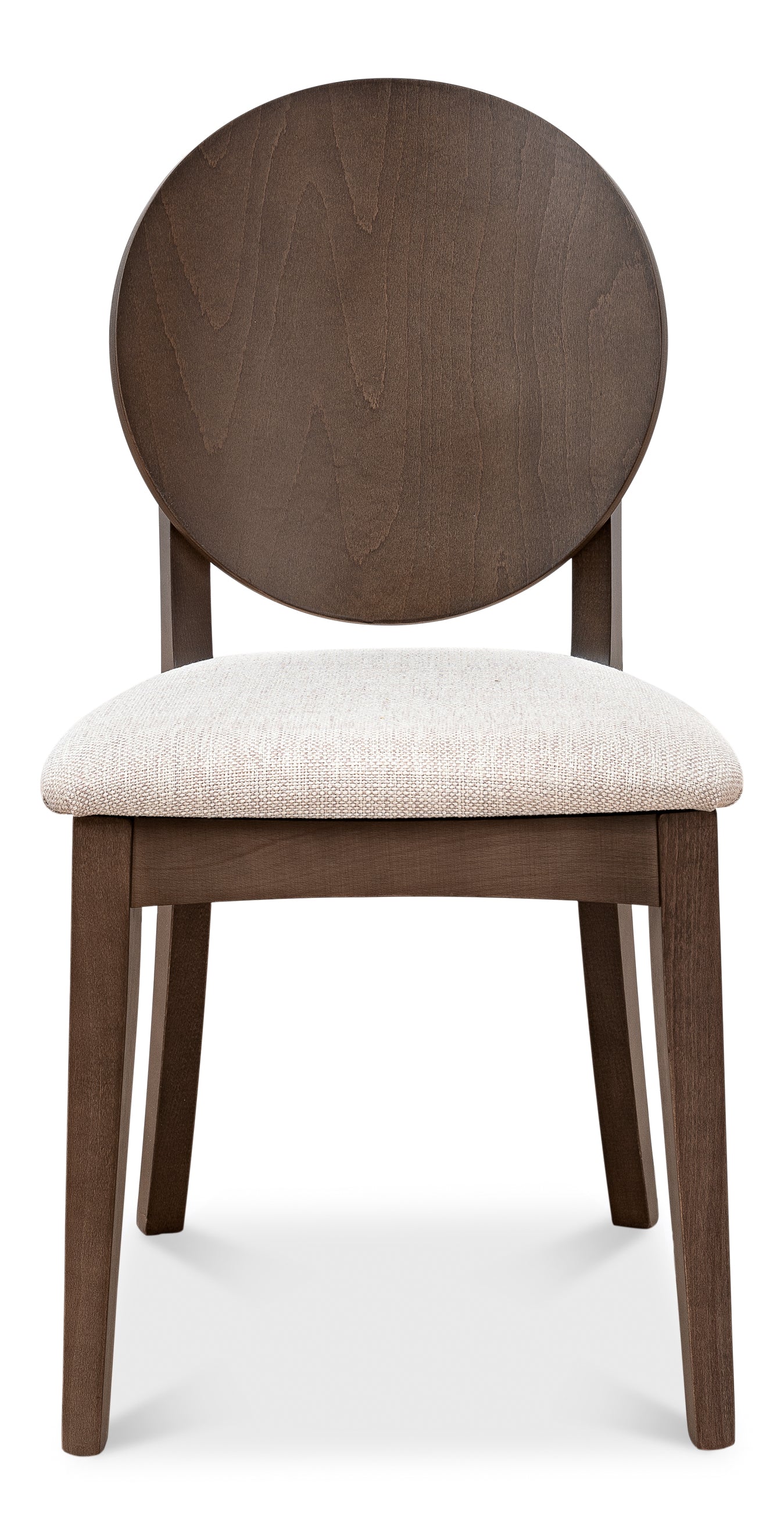Round Back Side Chair - Driftwood/Oatmeal