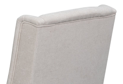 Captains Chair Cortina White Taupe