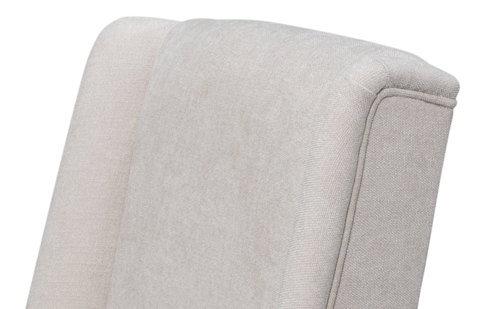 Captains Chair Cortina White Taupe