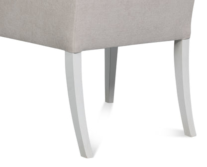 Captains Chair Cortina White Taupe