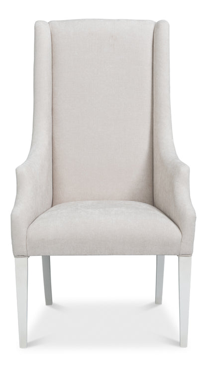 Captains Chair Cortina White Taupe