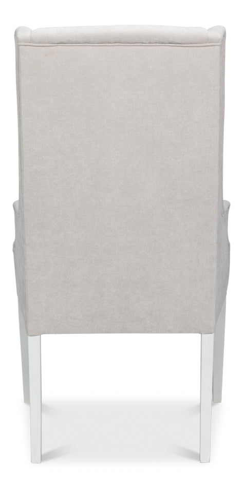 Captains Chair Cortina White Taupe