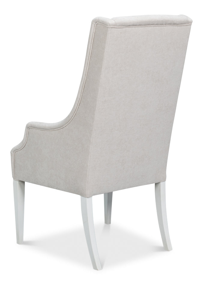 Captains Chair Cortina White Taupe