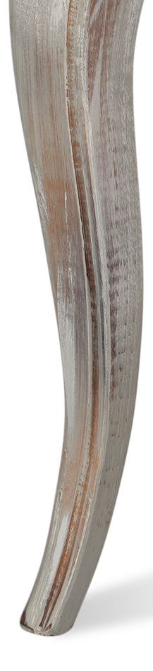Side Chair Grey Oak Taupe Velvet