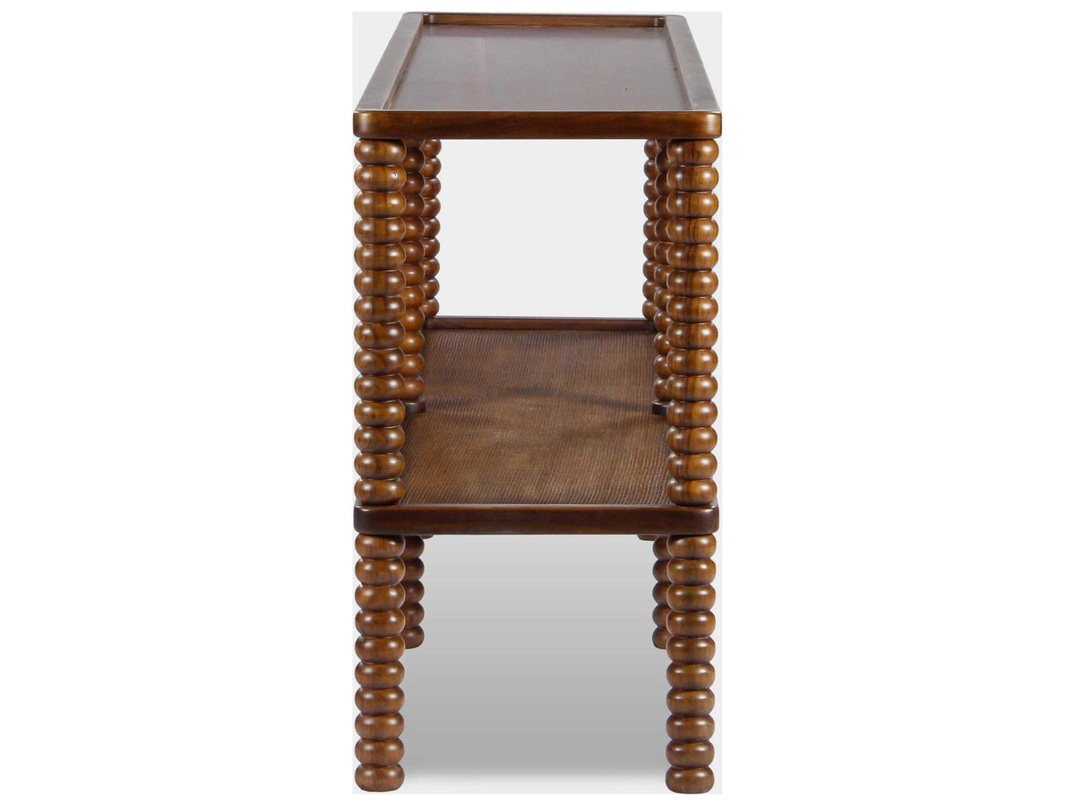 Twist Cane Solid Wood Console Table