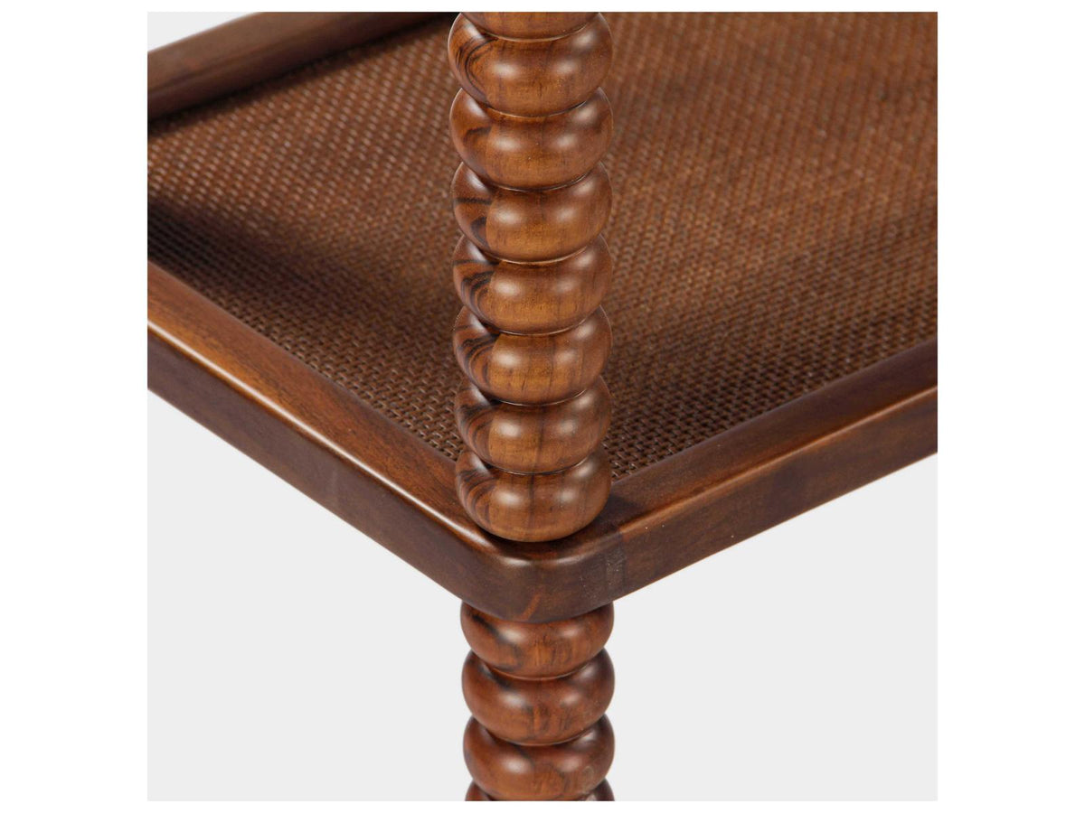 Twist Cane Solid Wood Console Table