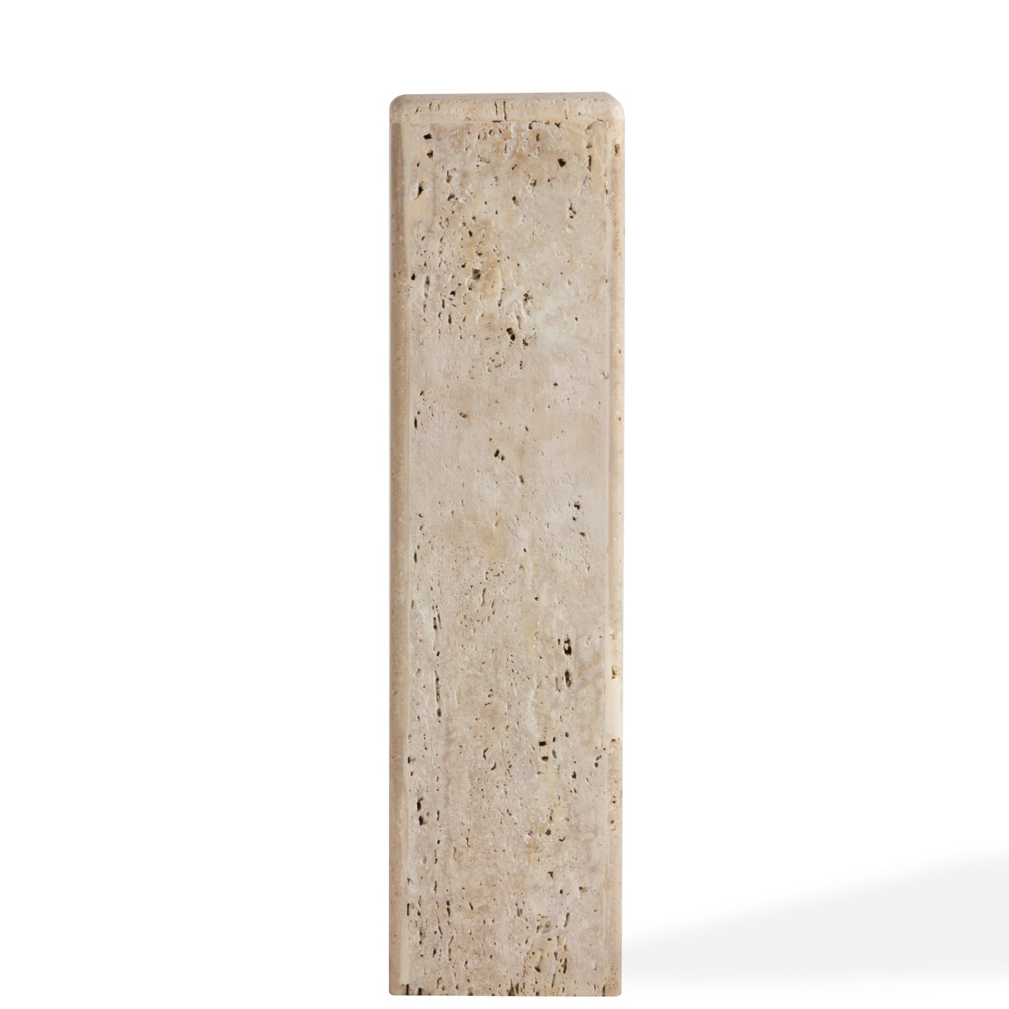 Delta Side Tables - Travertine - Small