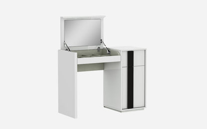 Kimberly Vanity Dresser - White/Black