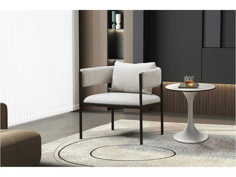 Envie Accent Chair - Light Grey
