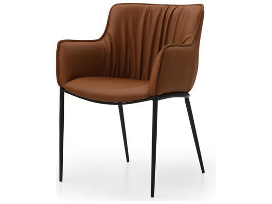 Tiffany Dining Armchair - Brown