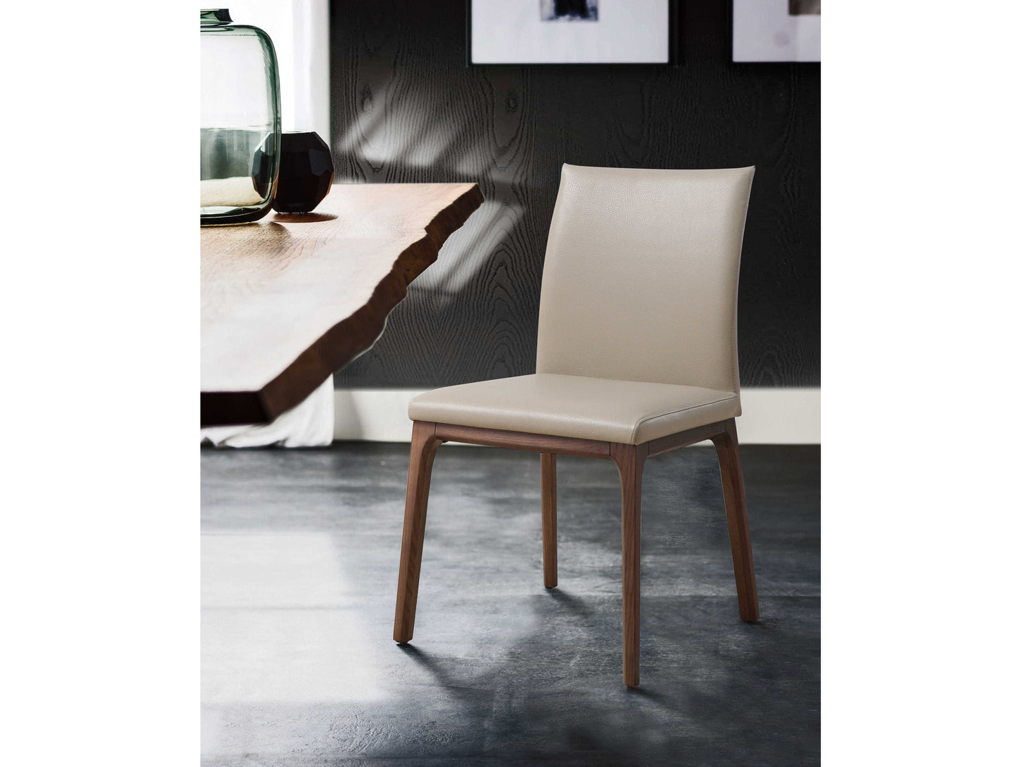 Stella Walnut and Taupe Dining Chair