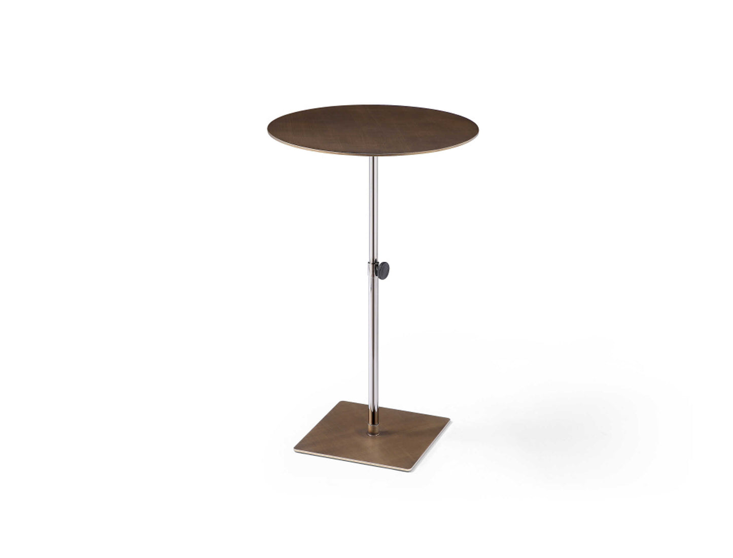 Marley Round Side Table, Bronze Brushed Metal
