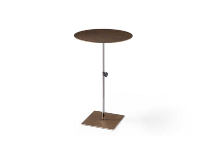Marley Round Side Table, Bronze Brushed Metal