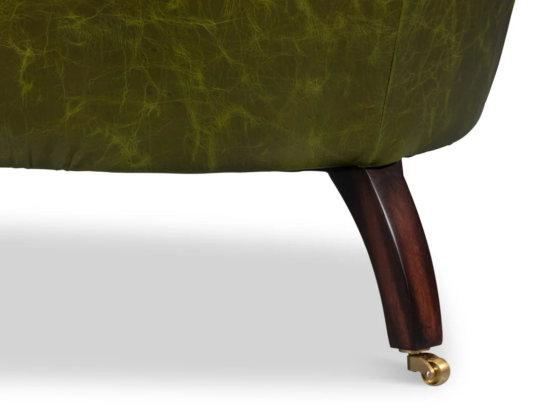 Bastian Armchair-Britain Green Leather