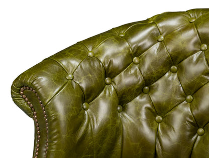 Bastian Armchair-Britain Green Leather