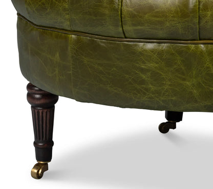 Bastian Armchair-Britain Green Leather