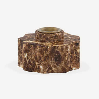 Daisy Candle Holder- Marble