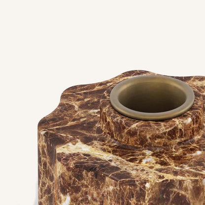 Daisy Candle Holder- Marble