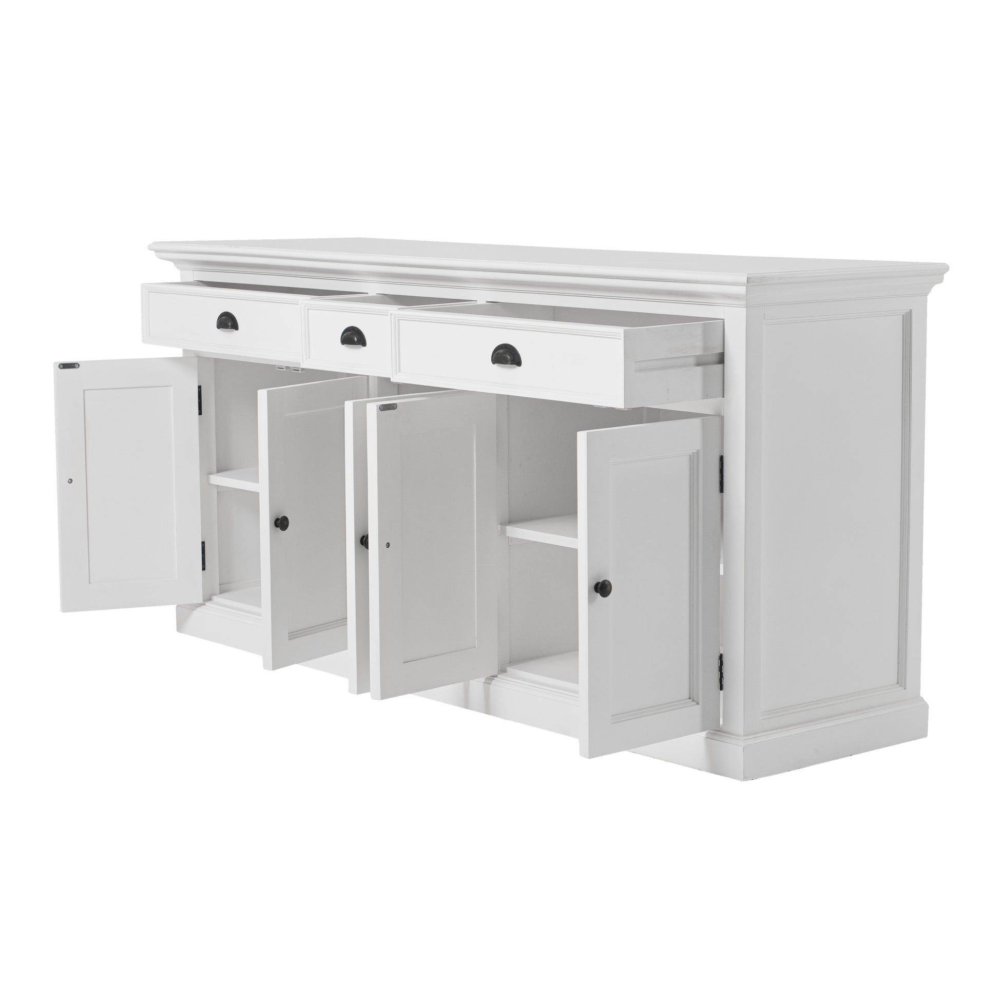 Hutch Bookcase 5 Doors 3 Drawers