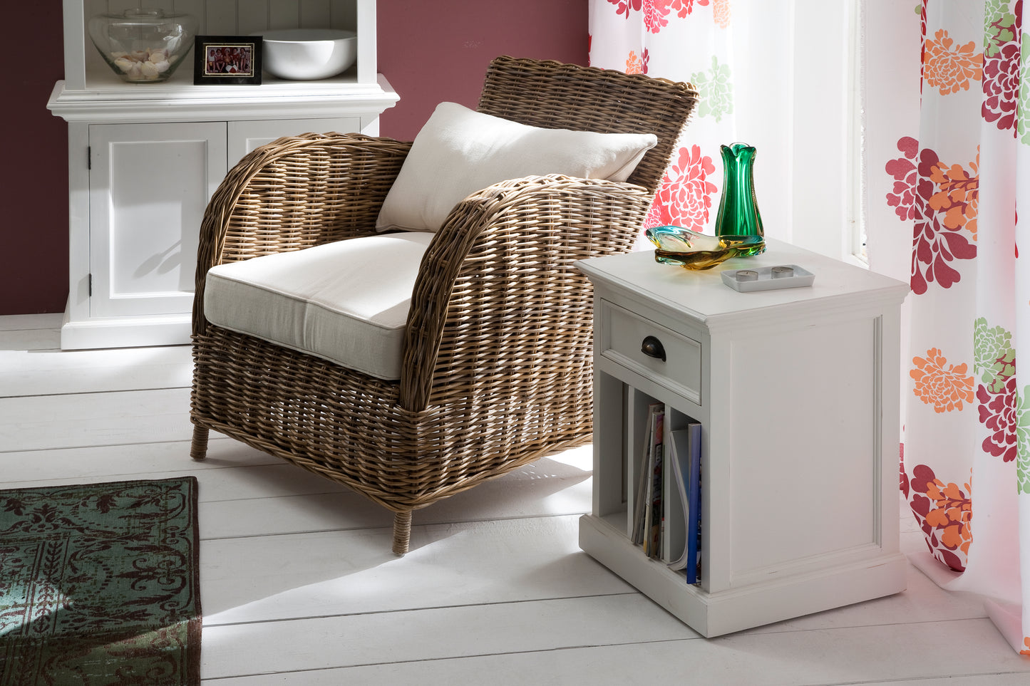 Bedside Table with Dividers