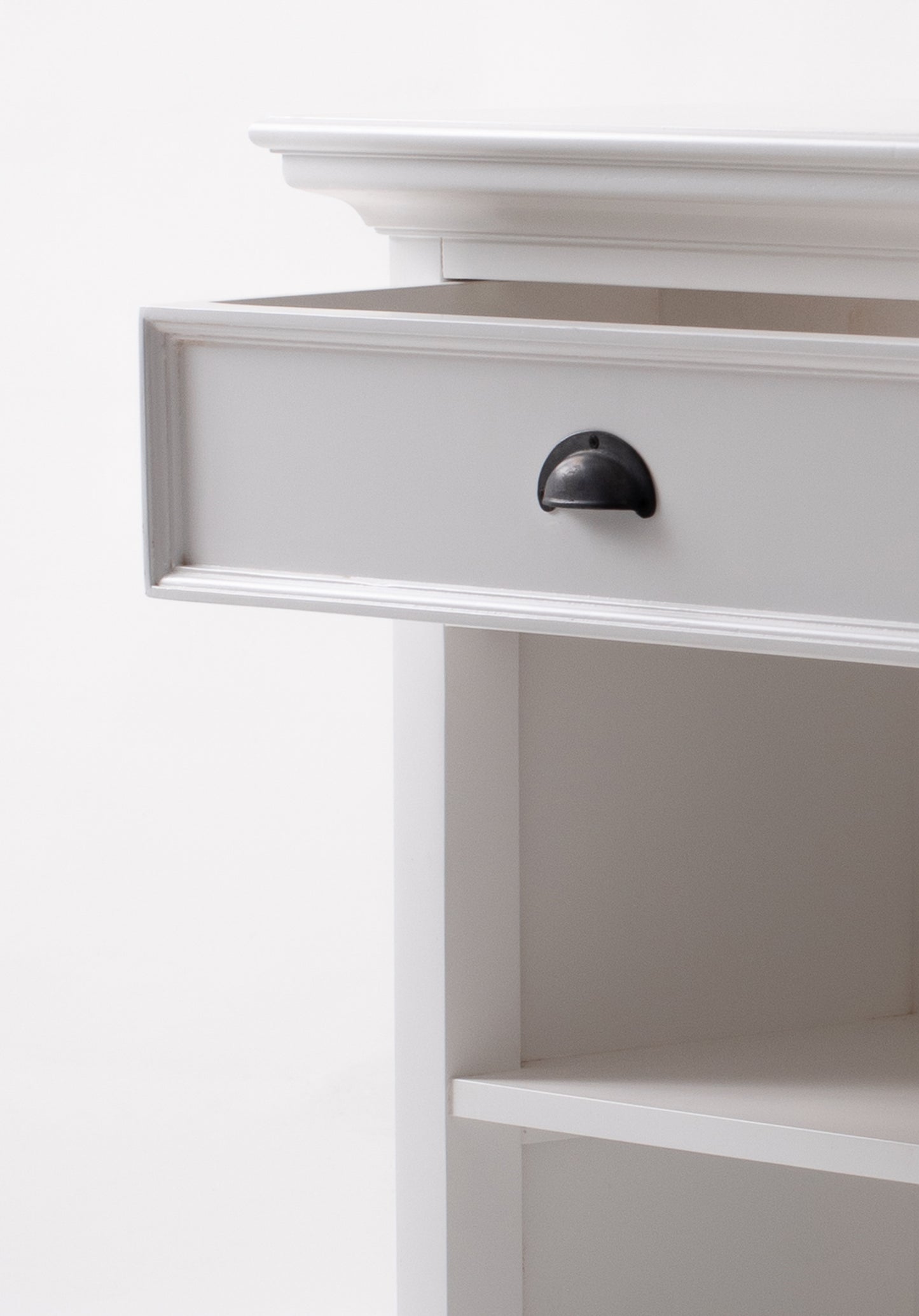 Bedside Table with Shelves