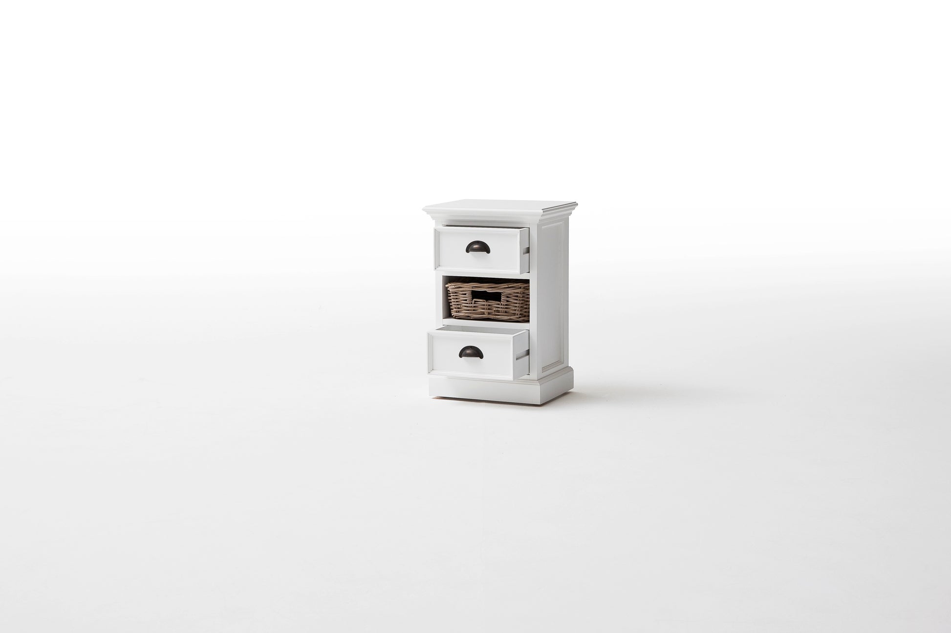 Bedside Storage Unit with Basket