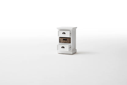 Bedside Storage Unit with Basket