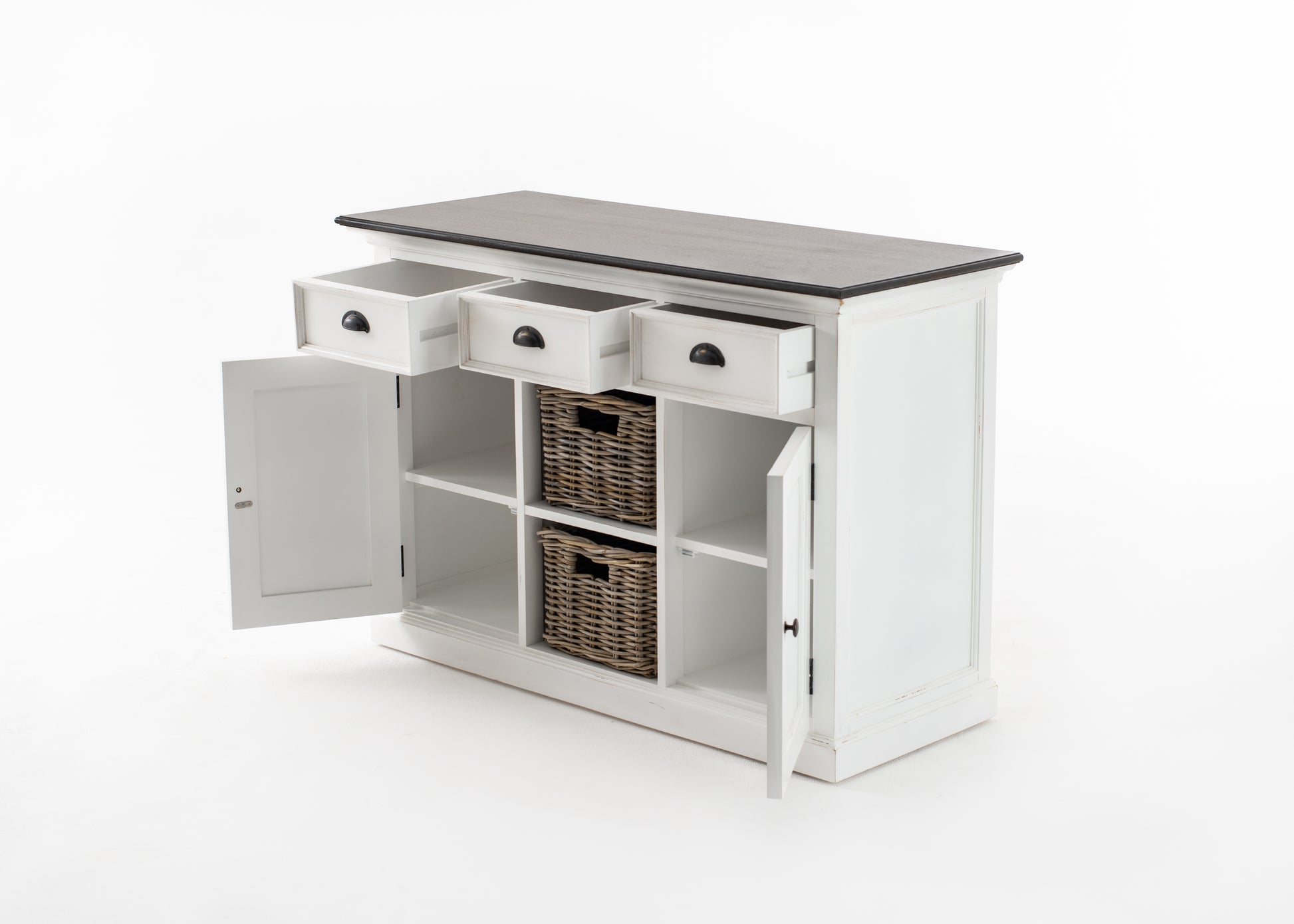 Buffet with 2 Baskets