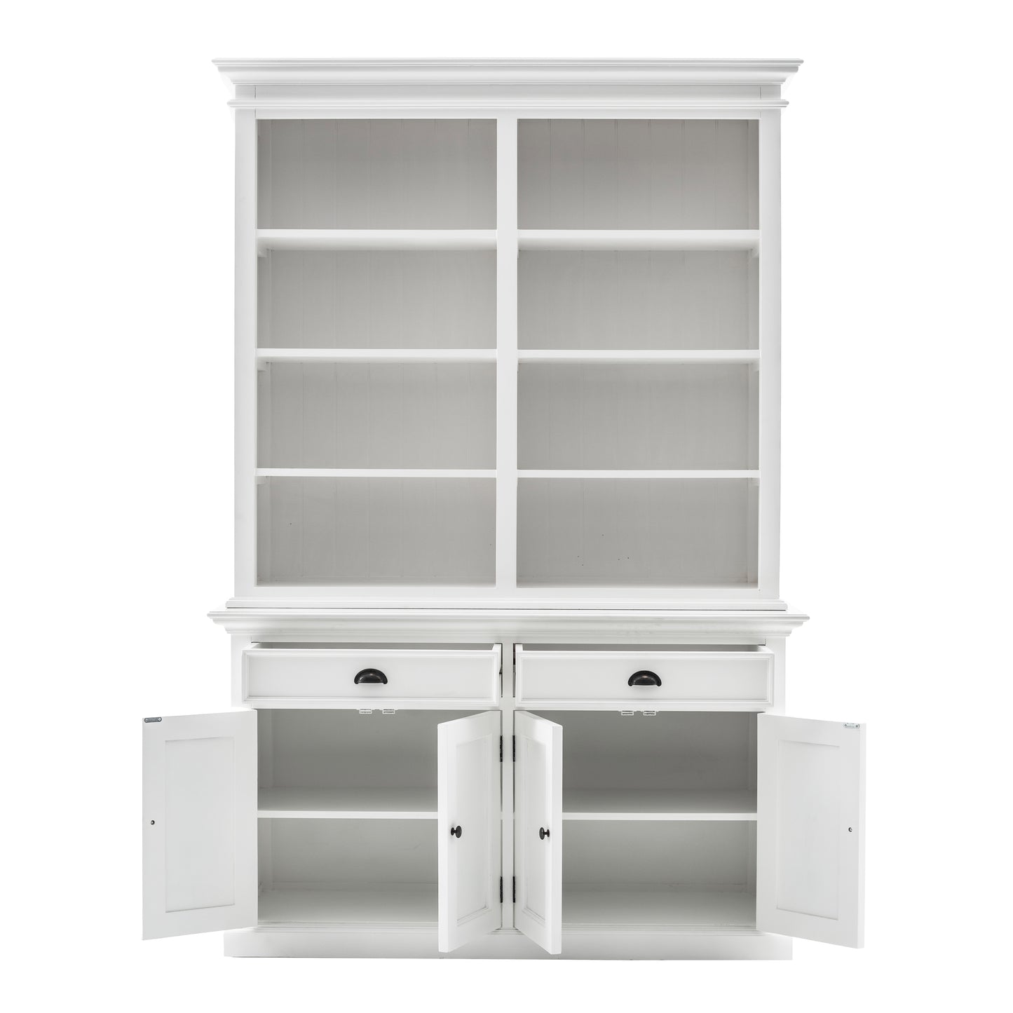 Buffet Hutch Unit with 8 Shelves