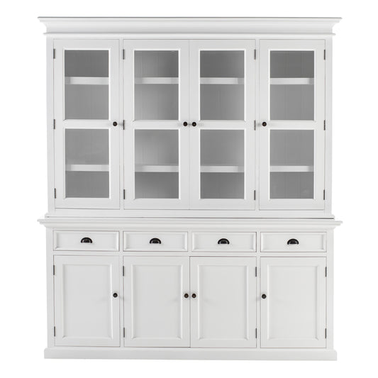 Buffet Hutch Unit with 4 Glass Doors