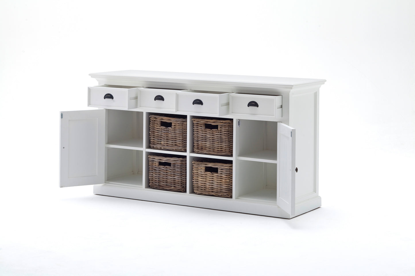 Buffet with 4 Baskets