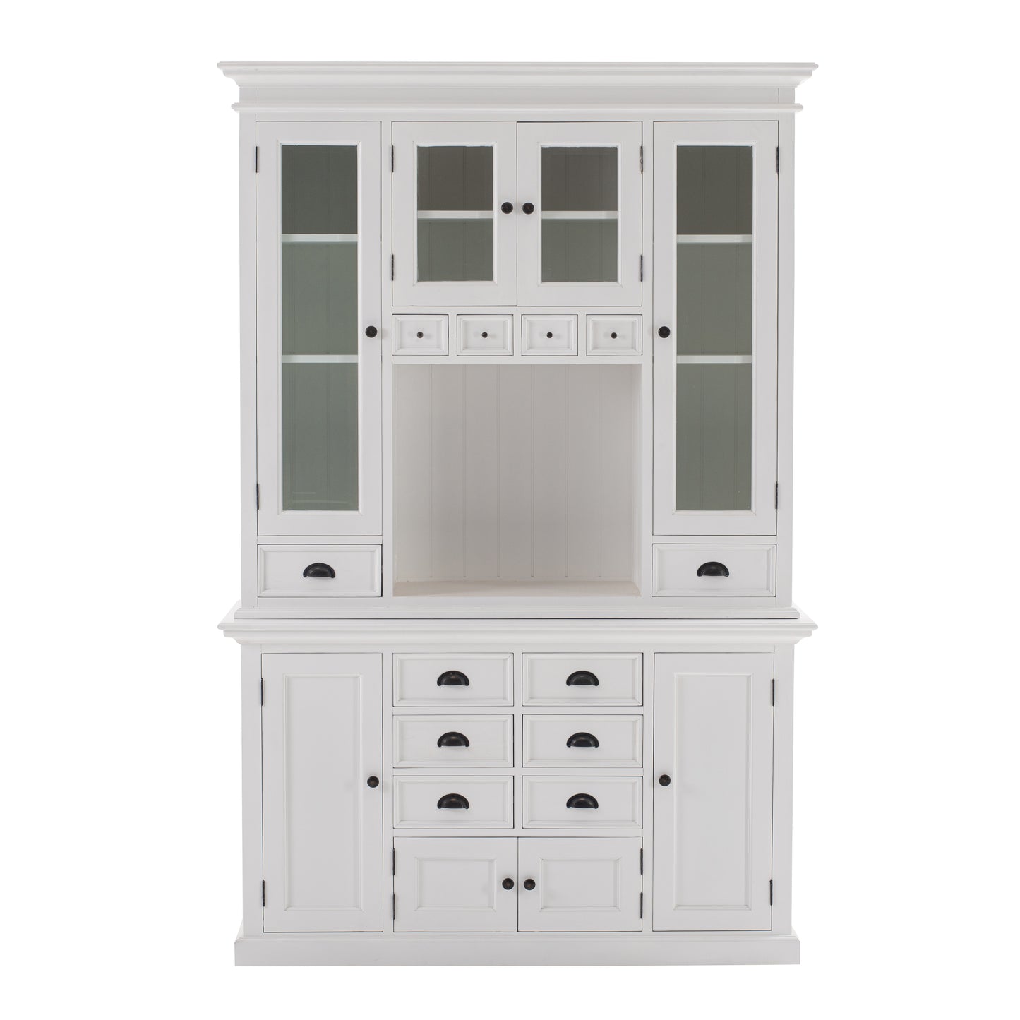 Glass Door Dining Hutch Unit