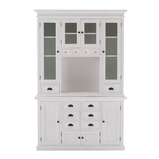 Glass Door Dining Hutch Unit