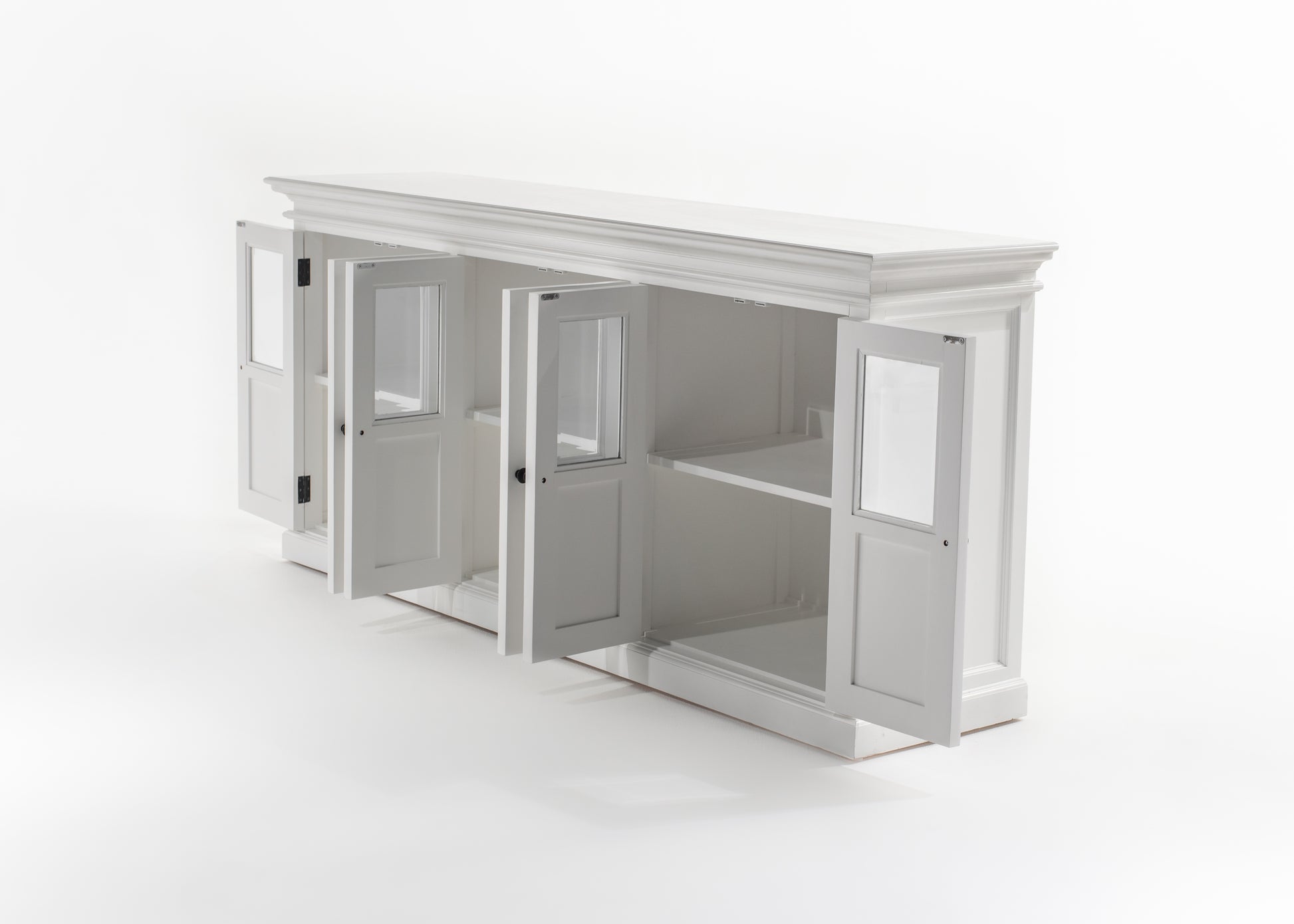 Hutch Unit with 6 Glass Doors