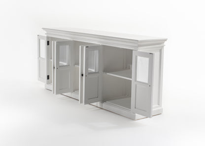 Hutch Unit with 6 Glass Doors