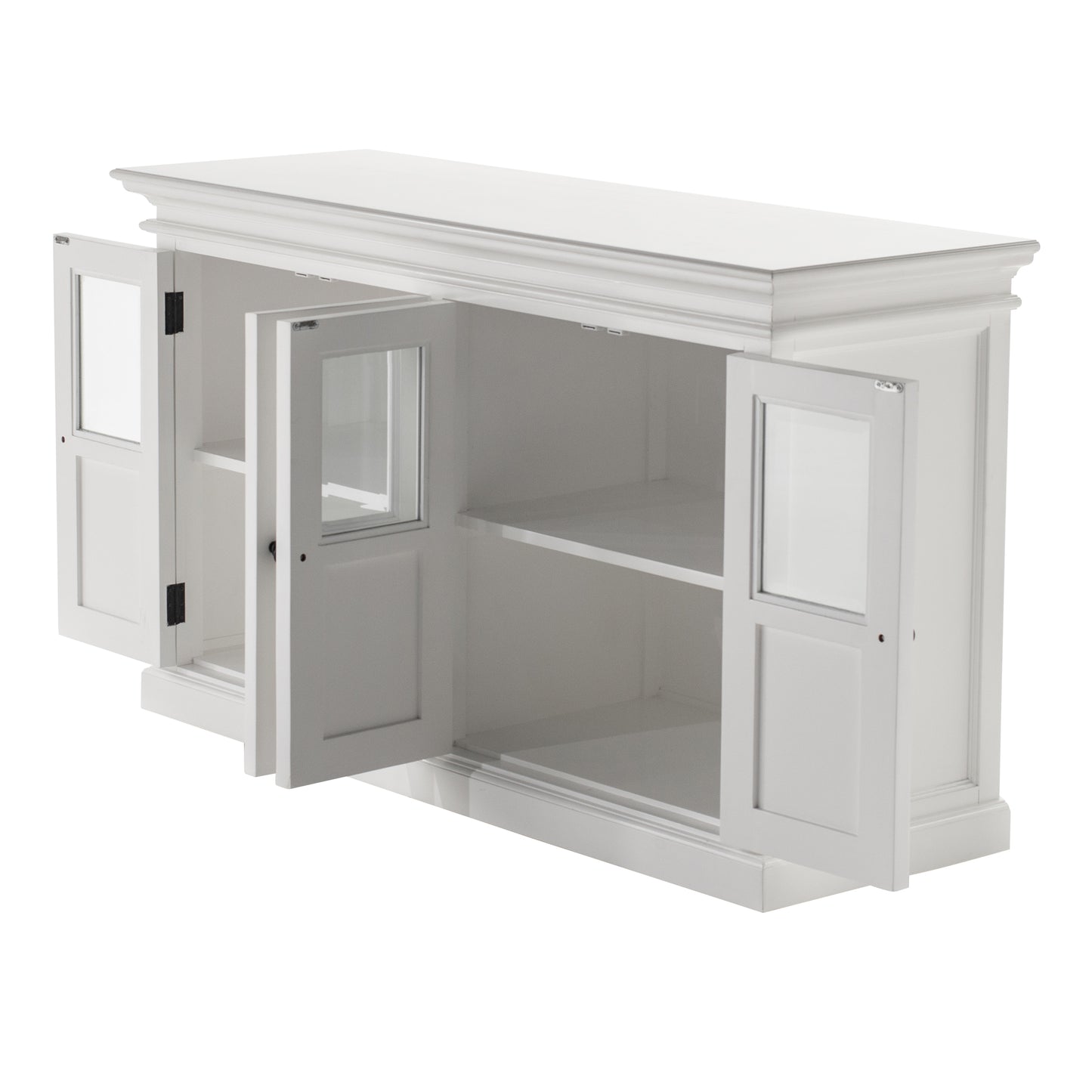 Hutch Unit with 4 Glass Doors