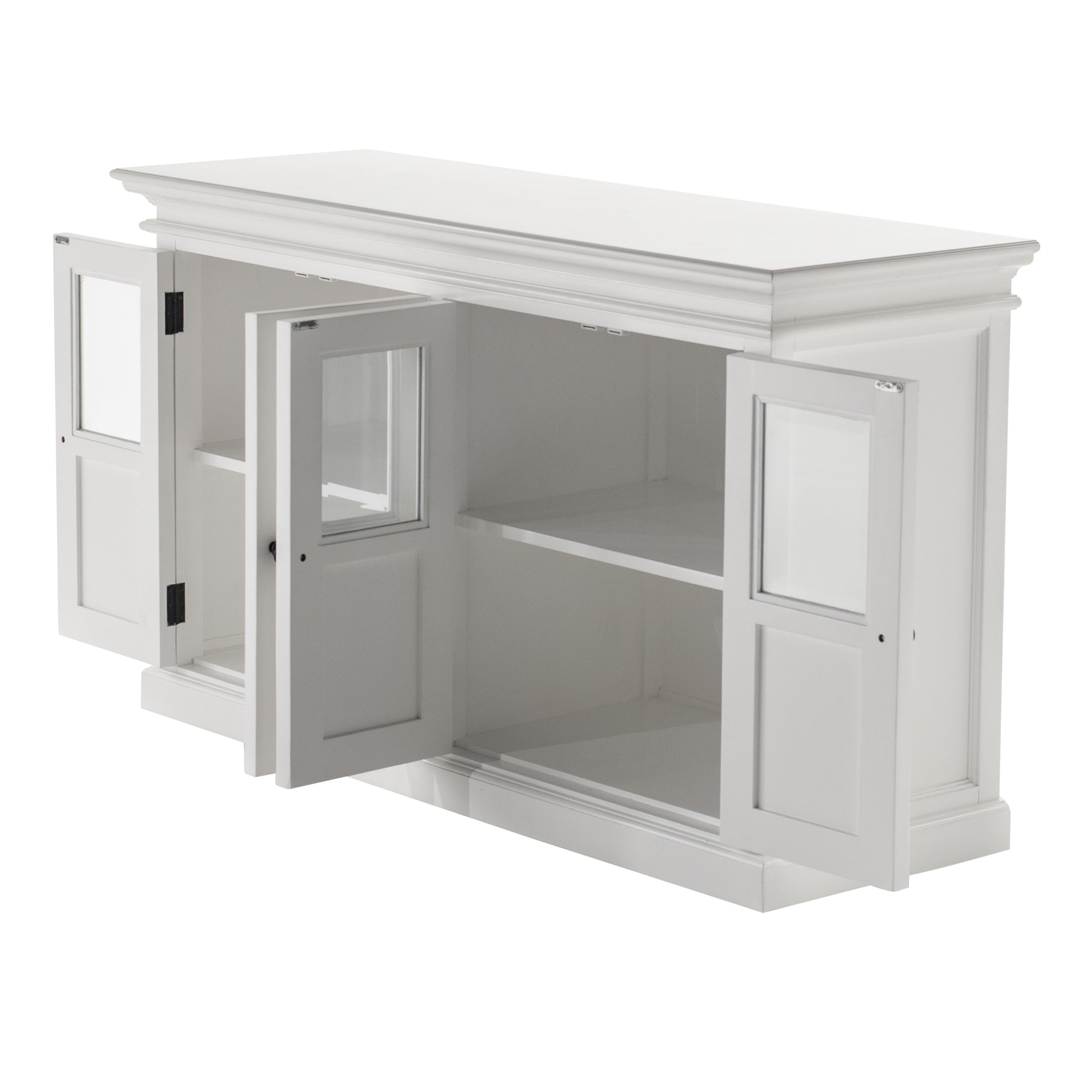 Hutch Unit with 4 Glass Doors