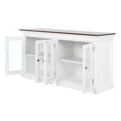 Display Buffet with 4 Glass Doors