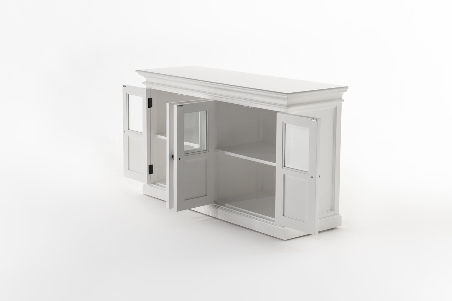 Hutch Unit with 4 Glass Doors