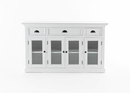 Buffet with 4 Glass Doors 3 Drawers