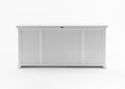 Buffet Hutch Unit with 4 Glass Doors